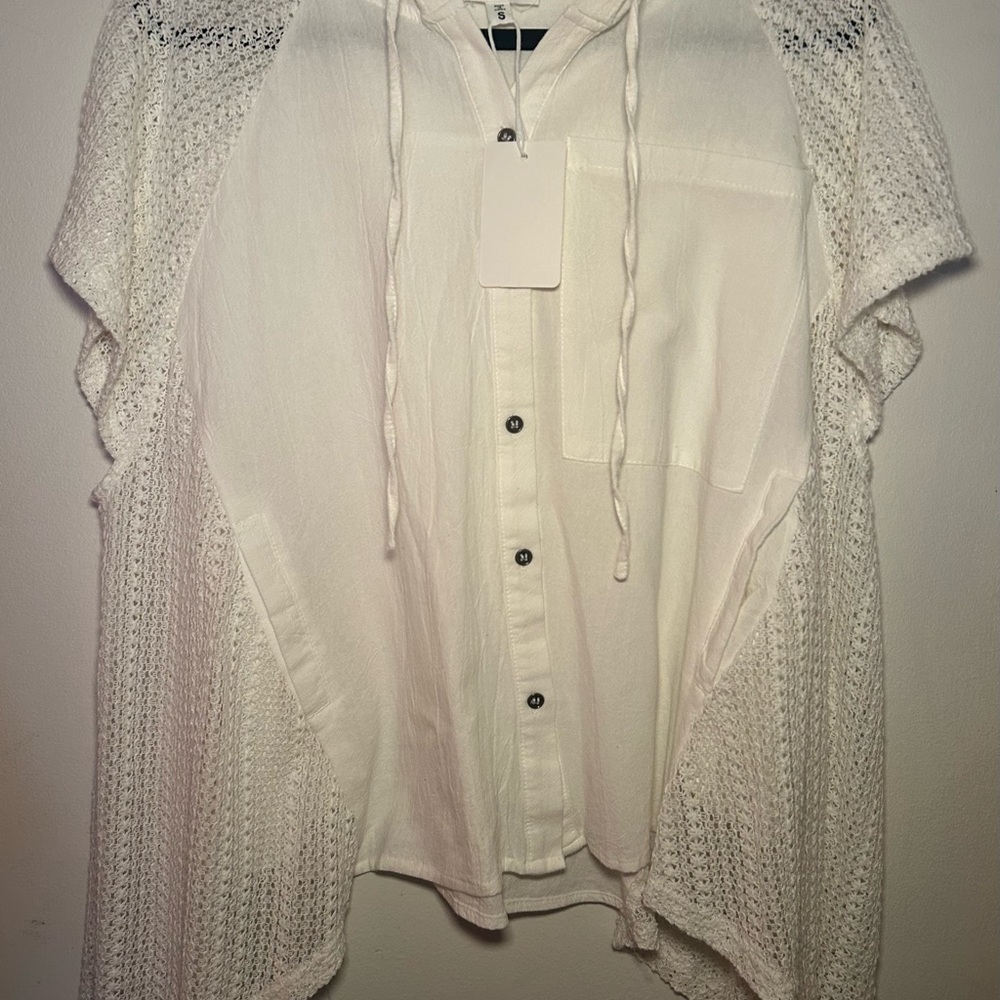 Heyson‎ White Button-Up Shirt